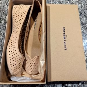 Lucky Brand suede ballet flats